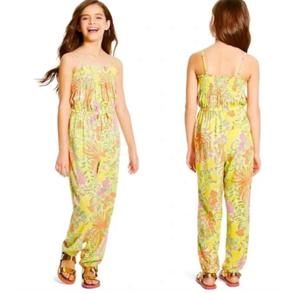 Lilly X Target Happy Place Romper Jumpsuit for Girls, xl